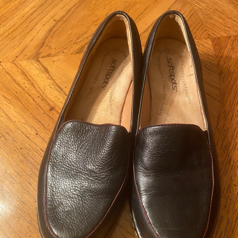 Black loafers